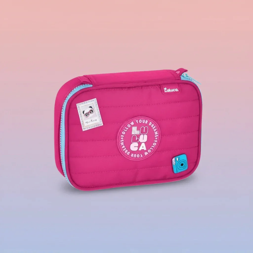 Estojo Box Rosa Luluca LU24640 - Loja Do Thor