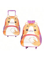 Mochila De Rodinha Infantil Clio Pets - Gato CP24019B - Loja Do Thor