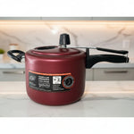 Panela de Pressao Cereja C/ Visor de Vidro Antiaderente 4,5L 6023 - Loja Do Thor