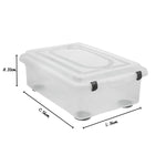 Organizador Plástico Transparente Sanremo 28,2L 970 - Loja Do Thor