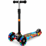 Patinete Flash Radical C/ Altura Ajustável e Luz nas Rodas DMR6862