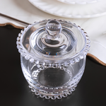Prato de Cristal E Manteigueira Francesa Tampa Pearl - Wolff