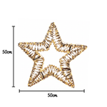 Armação Estrela Dourada C/ Laço 170 LEDs Bivolt – Global