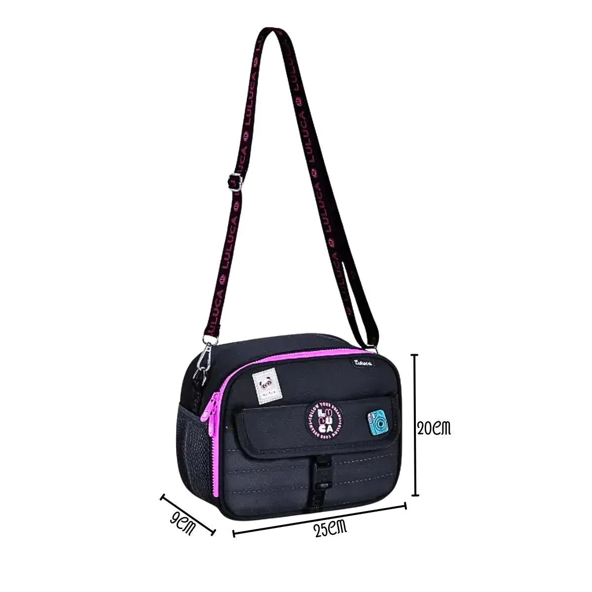 Lancheira Termica Preta Luluca LU24637 - Loja Do Thor