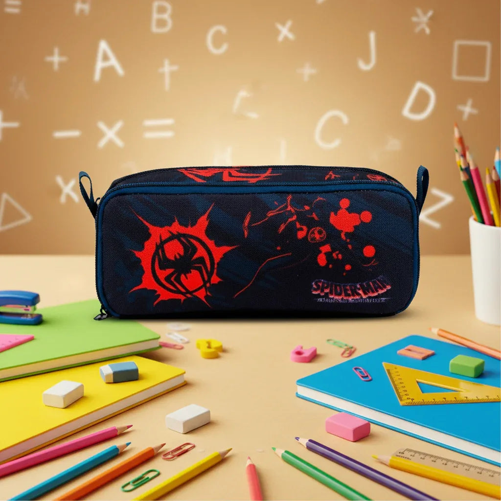 Estojo Duplo Spider Man T03 11989 Artigo Escolar - Loja Do Thor