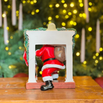 Papai Noel Lareira De Resina Colorido 22cm - Grillo