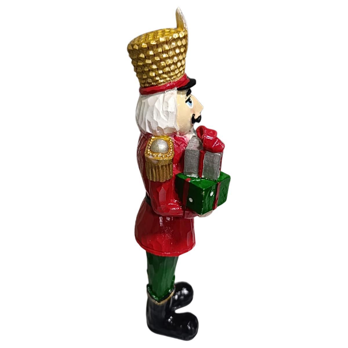 Adorno Quebra Nozes 30cm Natalino Grillo 56817