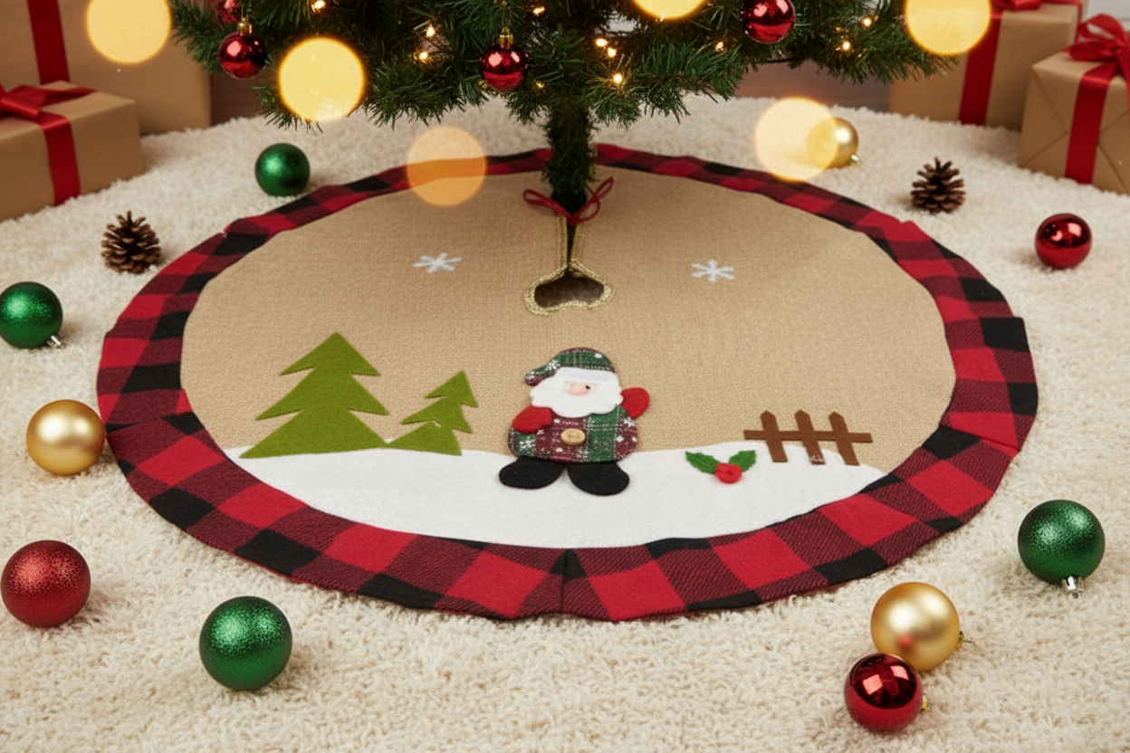 Saia para Árvore de Natal 70cm  Decoração Natalina - Global