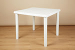 Mesa Plastica Quadrada Desmontavel Mor 109978 Branca - Loja Do Thor