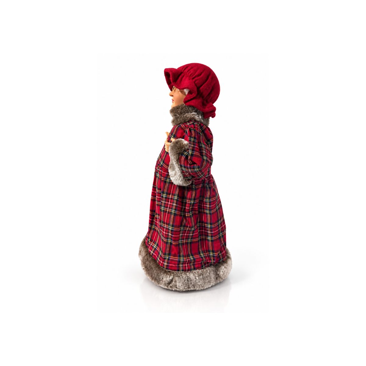 Mamãe Noel Xadrez 40cm -Grillo 65571-009