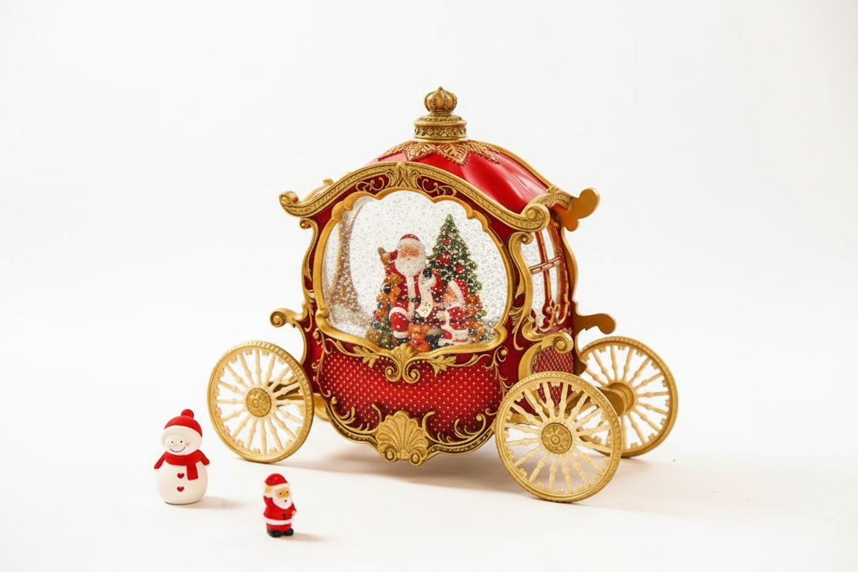 Globo De Neve Carruagem De Natal - Yangzi