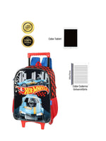 Mochila De Rodinhas Escolar Hot Wheels Ic41512 - Preto