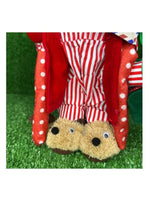 Papai Noel de Pijama Vermelho 30cm - Florarte - Loja Do Thor