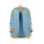 Mochila de Costas UP4YOU Azul com Bolinhas Laranja - Luxcel