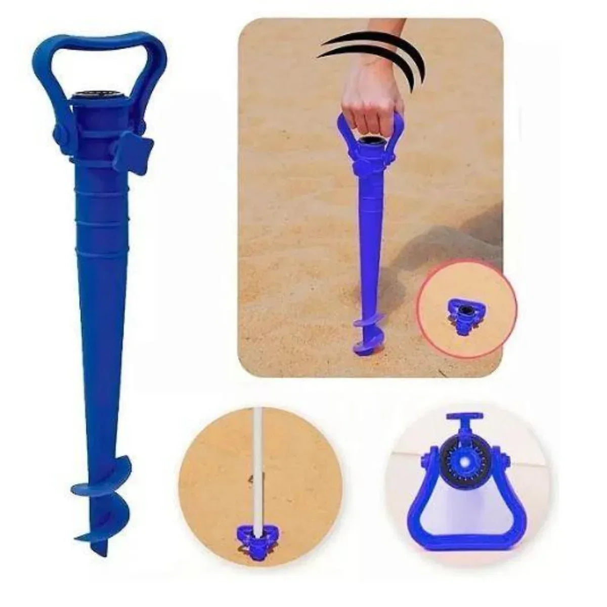 Saca Areia Com Suporte Para Guarda-Sol Sortido Mor - Loja Do Thor