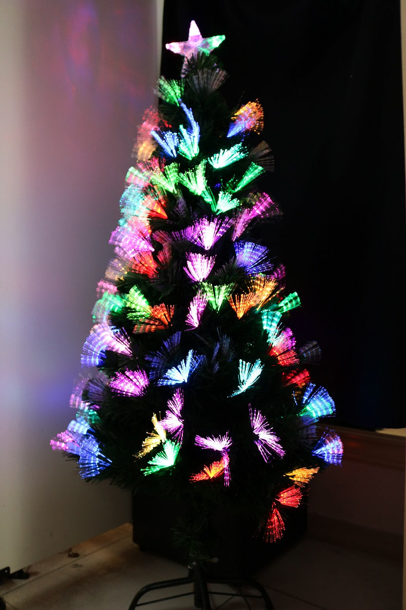 Arvore de Natal Fibra Optica Efeito Cachoeira 90CM A090