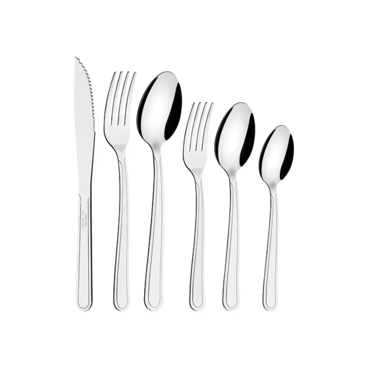 Faqueiro Aço Inox 36 Peças Buzios Tramontina - Loja Do Thor