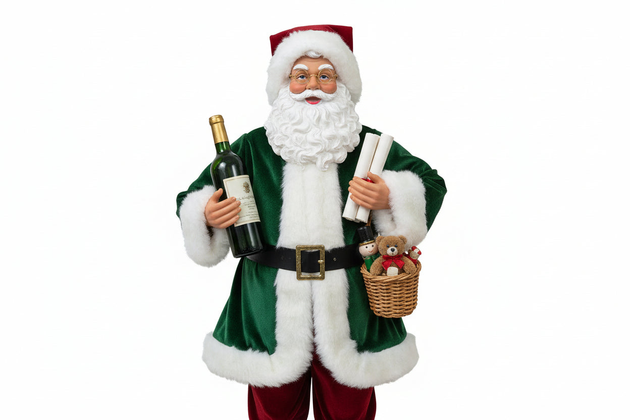 Papai Noel Colection Fabrica De Brinquedos 30Cm - Magizi - Loja Do Thor