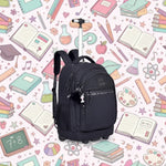 Mochila de Carrinho 19" Rebecca Bonbon Preto RB24519 - Loja Do Thor