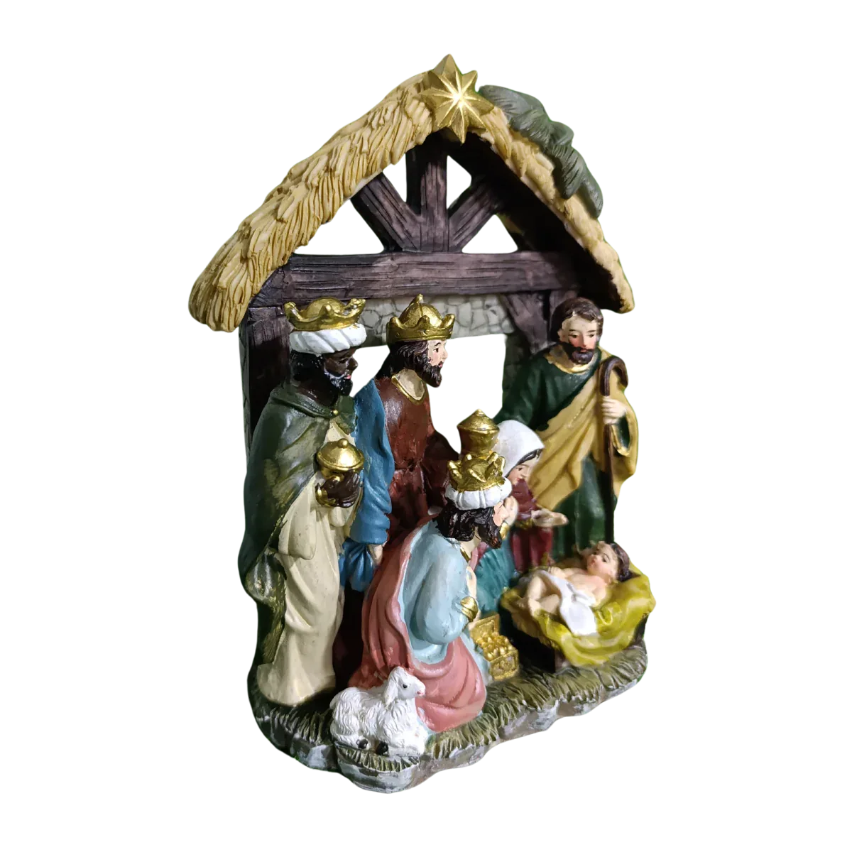 Enfeite Natal Sagrada Familia Em Resina 20,5cm - 60025 - Loja Do Thor