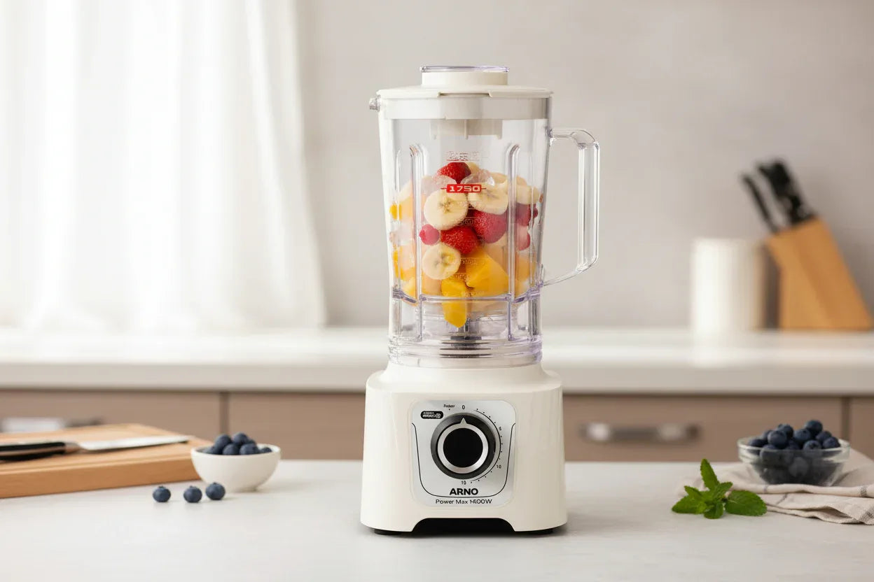 Liquidificador Power Max Marfim 1400W 127V LN64 LN5571B1 - Loja Do Thor