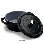 Cacarola Hercules Revestimento Ceramico 6,8L Inducao Preta PA900-28P - Loja Do Thor