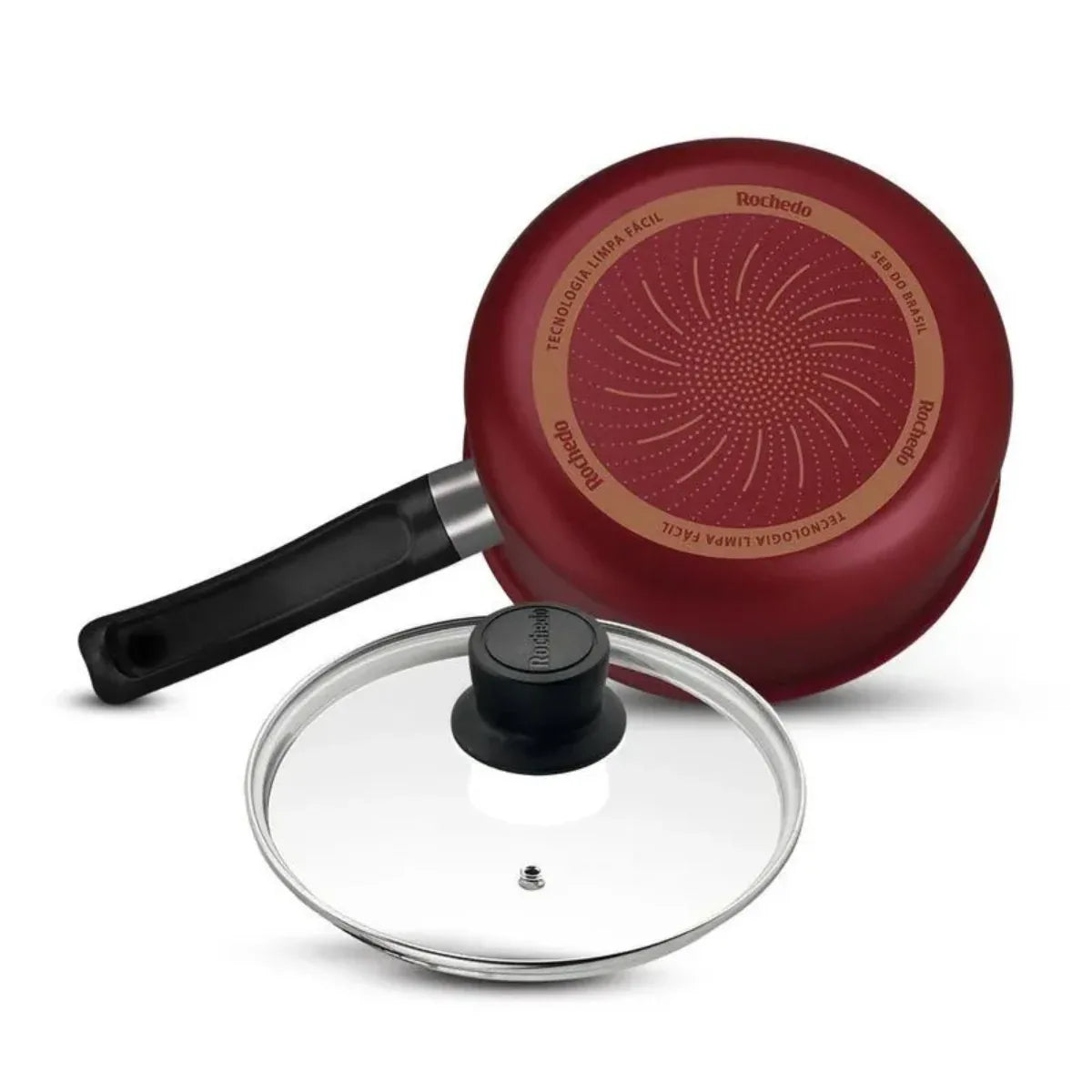 Jogo De Panelas 5 Pecas Smart Vermelho Rochedo R2T1JDC11 - Loja Do Thor