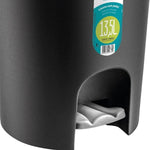 Lixeira Plástica Redonda Com Pedal 13.5L - Sanremo SR275/20 - Loja Do Thor