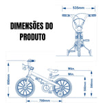 BICICLETA ARO 16 SPIDER MAN 02 - Loja Do Thor