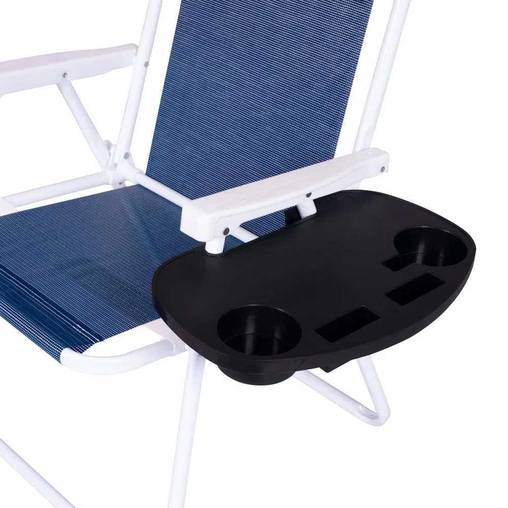 Mesa Portátil Para Cadeira De Praia Mor Ref.002469 - Preto - Loja Do Thor