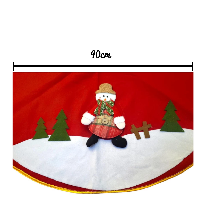Saia Para Árvore De Natal 90cm - Global