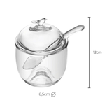 Açucareiro Cristal Com Colher  Bird 150ML -Wolff