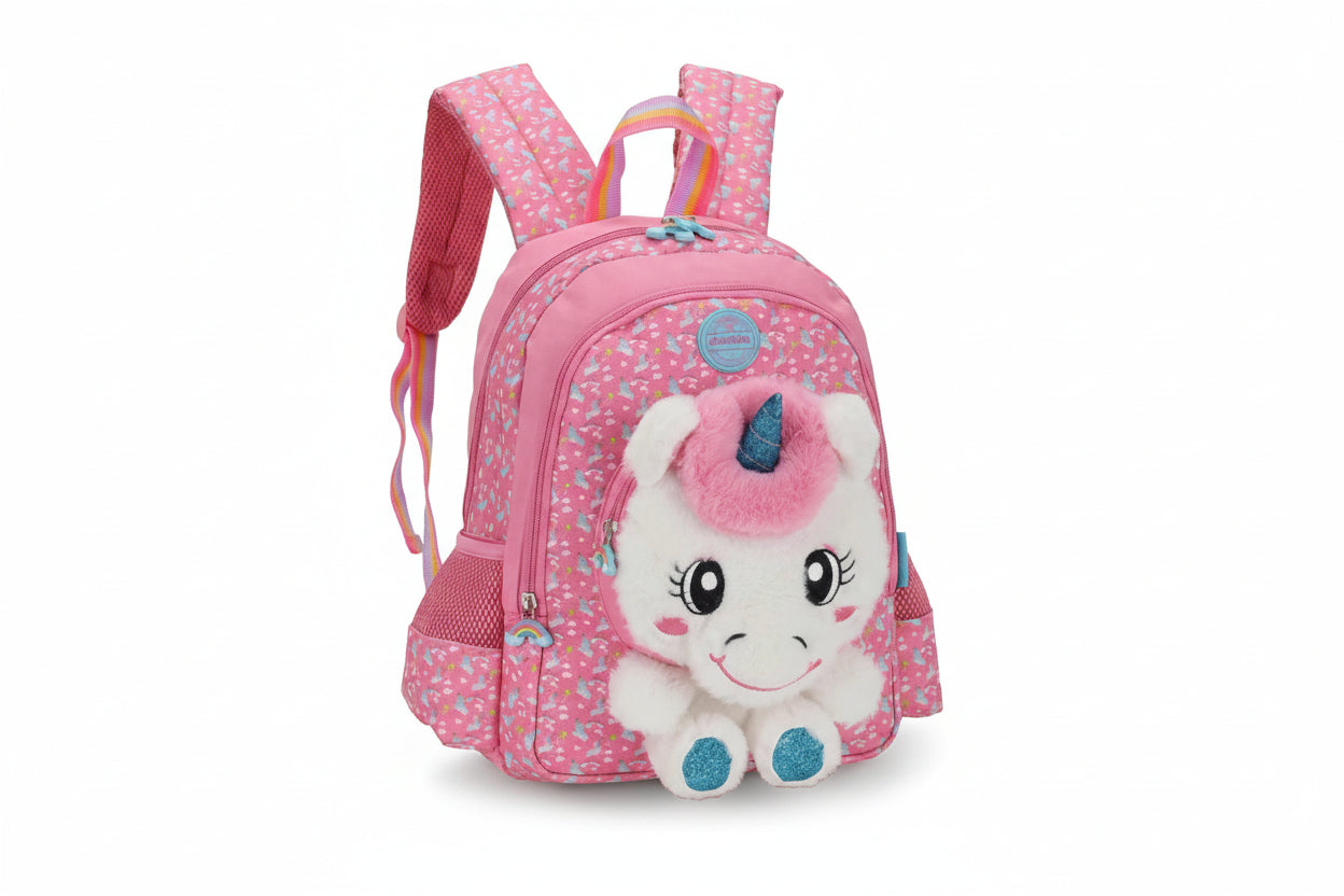 Mochila De Costas Escolar Feminina Up4You Unicórnio