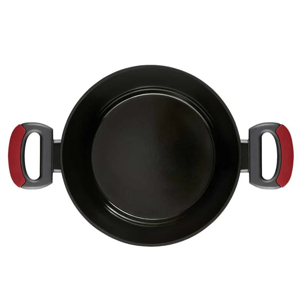 Cacarola Antiaderente Para Inducao 28 Cm Everyday Vermelha - Loja Do Thor