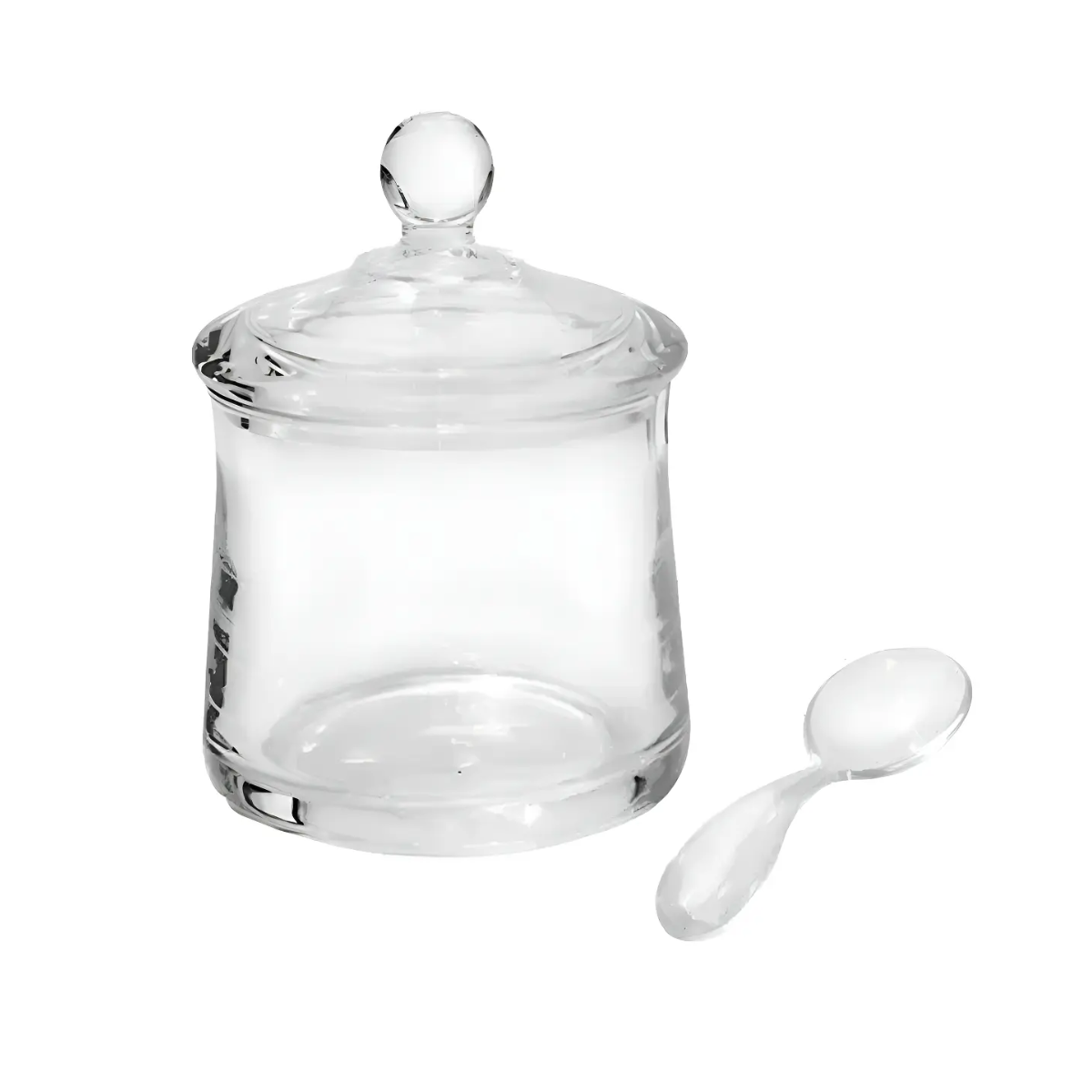 Porta Condimentos De Acrilico Com Colher 200ml  -  Uny Home