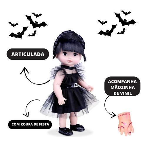 Boneca Vavazinha Vestido Festa Acessorios Maozinha Fantasma