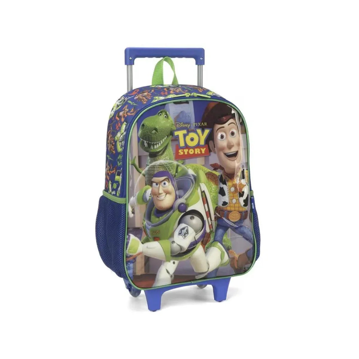 Kit Mochila Rodinhas + Lancheira Toy Story Verde - Loja Do Thor