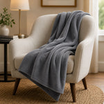 Manta Outlet Lisa 1,8x2m  Cinza  - Camesa