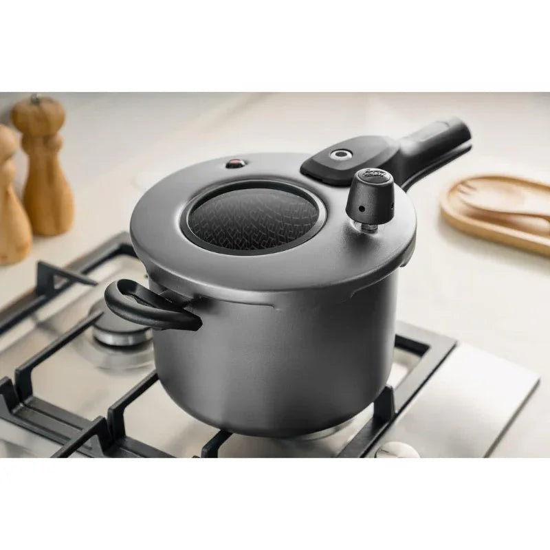 Panela De Pressao Superior Fech. Externo 4,5L Mta Grafite 6600 - Loja Do Thor