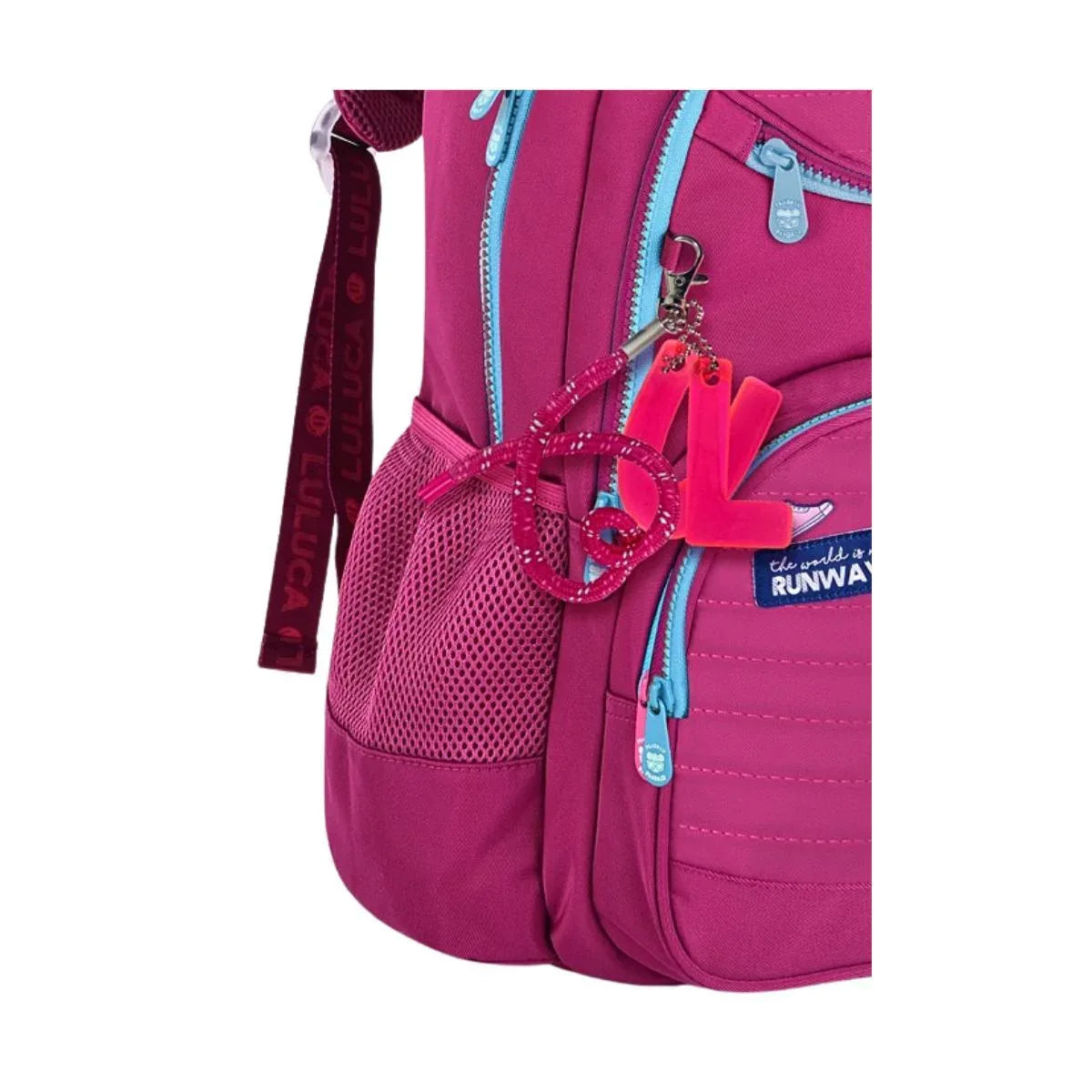 Mochila De Costas Rosa Luluca Lu24635 - Loja Do Thor