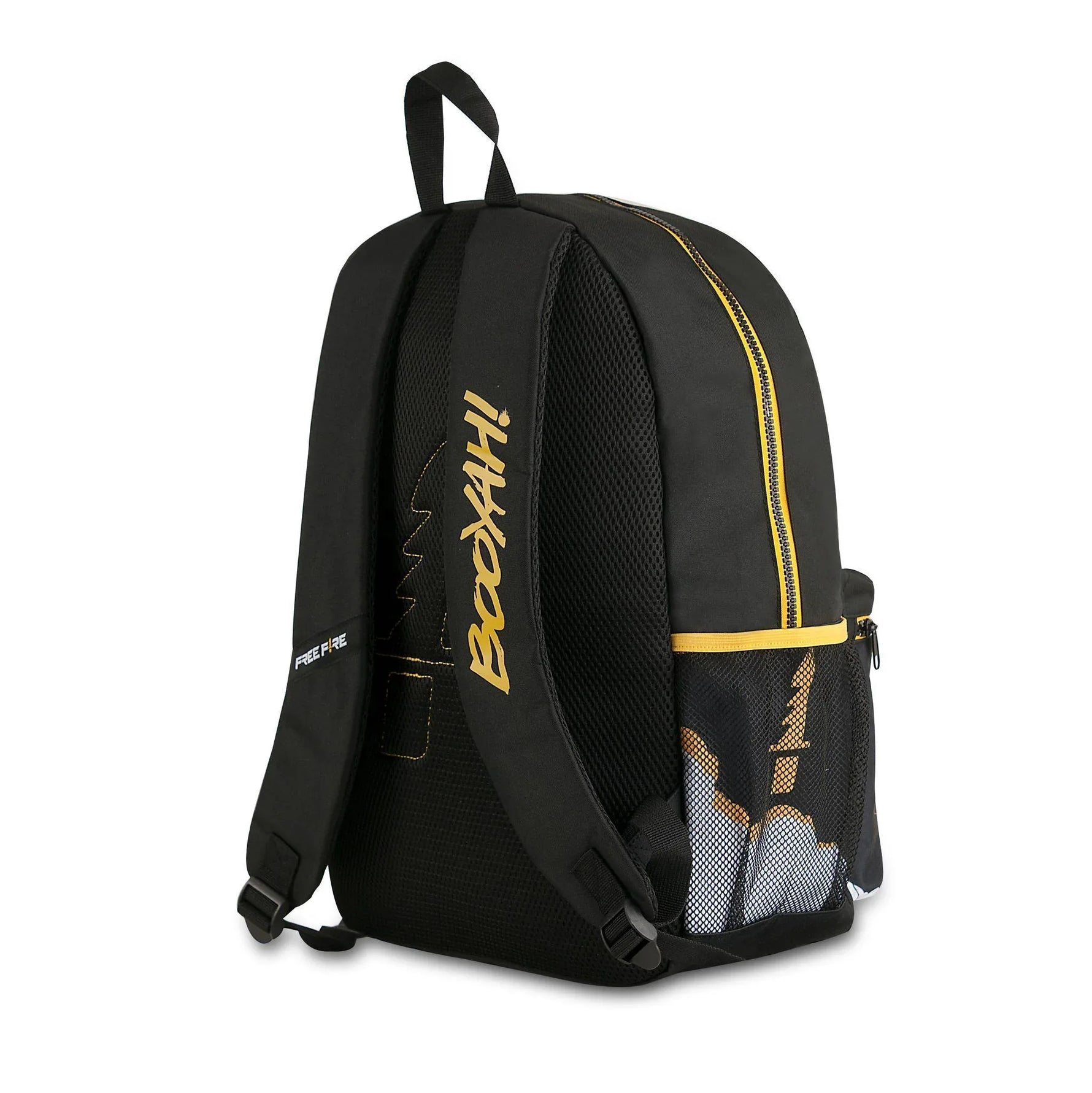 Mochila De Costas Free Fire Amarela 17,5 UP FR2487 - Loja Do Thor