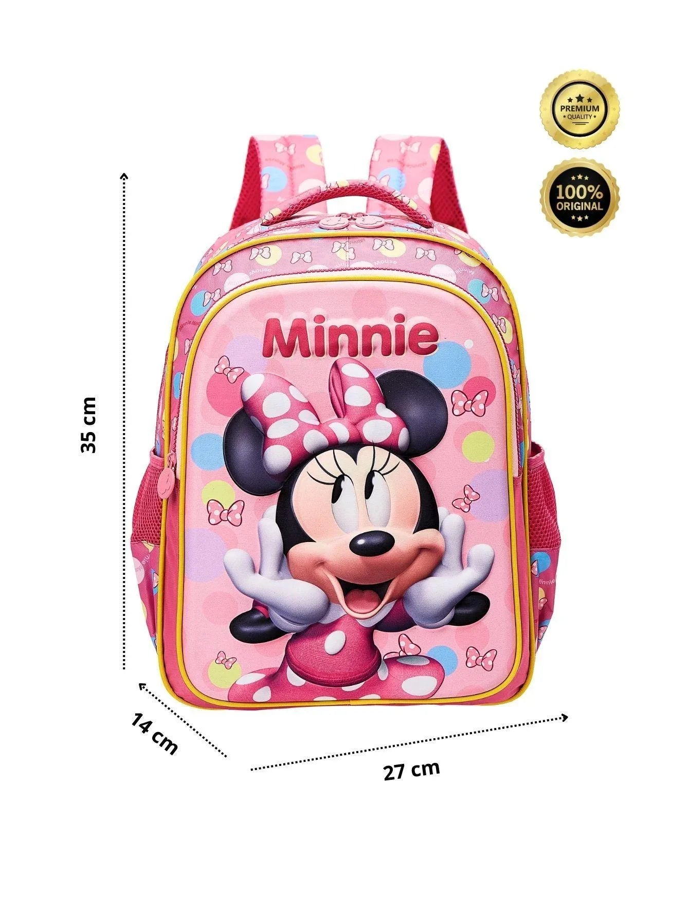 Mochila De Costas Escolar Minnie 3D Disney 13242 - Loja Do Thor