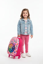 Mochila De Rodinhas 3D Maxtoy Divertidamente Roleta 3862BM24