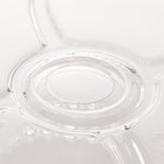 PRATO P/BOLO CRISTAL DE CHUMBO C/PE E TAMPA PEARL 31x25cm