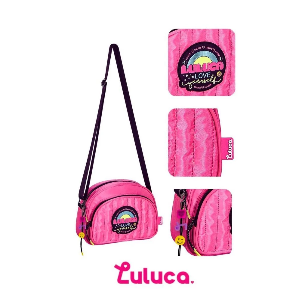 Bolsa Transversal Pink Luluca LU3174PK