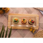Travessa de Cristal Pearl 30cm x 13cm x 3cm - Wolff - Loja Do Thor