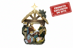 Enfeite Natal Sagrada Familia Em Resina 20,5cm - 60025 - Loja Do Thor