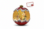 Globo De Natal Decorativo C/LED 16,3X15X15cm Colorido 820180 - Loja Do Thor