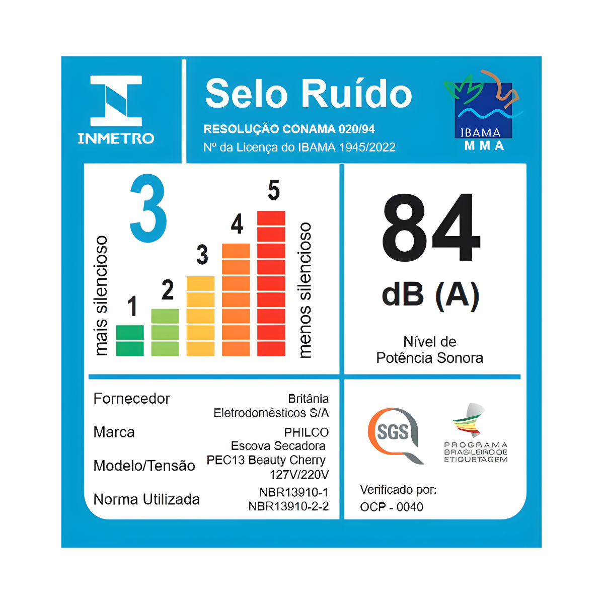 Escova Secadora Philco 4 em 1 Bivolt Soft Beauty Cherry