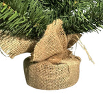 Árvore de Natal Verde 60cm com Base de Juta 68 Tips Florarte - Loja Do Thor